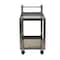 Vestil Aluminum Service Cart, 2 Shelves, 22x36, Aluminum, 660 lb Load Capacity, 2 Shelves, 21.875" W SCA2-2236 - alternate 3